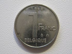 Бельгія Бельгия ^/--/^ Бельгия 1 франк 1998 года BELGIQUE #35508 ^_^^^ Бельгія 1 франк 1998 BELGIQUE #35508 - фото фото фото