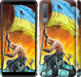 Чохли, бампера Чехлы, бампера ^/--/^ Чехол на Samsung Galaxy A /--/ 7 (2018) A /--/ 750 /--/ F Сильна Україна 1966 /--/ m-1582 - фото фото фото