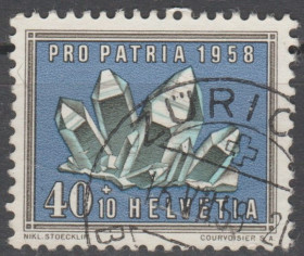Швейцарія Швейцария ^/--/^ Швейцария Швейцарія 1958 мінерал ^_^^^ Швейцария 1958 минерал - фото фото фото