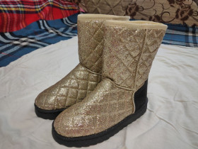 УГГІ (UGG) УГГИ (UGG) ^/--/^ Золотисті Уггі 36 розмір дитячі зимові НОВІ LV /--/ 1009 ^_^^^ Золотистые Угги 36 размер детские зимние новости LV /--/ 1009 - фото фото фото