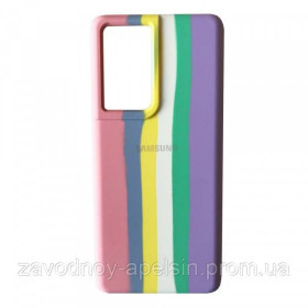 Чохли, бампера Чехлы, бампера ^/--/^ Samsung S /--/ 21 Ultra G /--/ 998 Чехол разноцветный Rainbow (радуга) ^_^^^ Samsung S /--/ 21 Ultra G /--/ 998 Чехол різнокольоровий Rainbow (Веселка) - фото фото фото