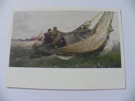 СРСР СССР ^/--/^ Выход в море 1957 Хан Р /--/ 8 ^_^^^ Вихід в море 1957 Хан Р /--/ 8 - фото фото фото