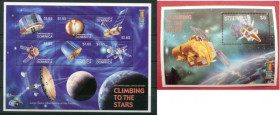 Освоєння космосу Освоение космоса ^/--/^ Доминика  Dominica Space 2000 Mi 2896-2901 /--/ Bl 406  MNH  Cv 21.00 ^_^^^ Домініка Dominica Space 2000 Mi 2896-2901 /--/ Bl 406 MNH Cv 21.00 - фото фото фото