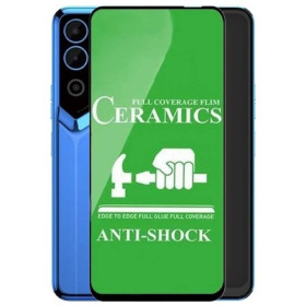 Чохли, бампера Чехлы, бампера ^/--/^ Захисне скло-плівка Fiji Ceramics для Tecno POVA Neo 2 (LG /--/ 6 /--/ n) повна проклейка чорний ^_^^^ Защитное стекло-пленка Fiji Ceramics для Tecno POVA Neo 2 (LG /--/ 6 /--/ n) полная проклейка черный - фото фото фото