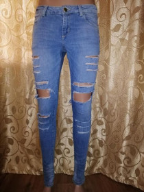 Жіночі Женские ^/--/^ Стильные рваные женские зауженные джинсы Denim Co ^_^^^ Стильні рвані жіночі звужені джинси Denim Co - фото фото фото