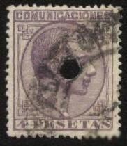 Іспанія Испания ^/--/^ Испания 1878 /--/ г. № 173 oder ^_^^^ Іспанія 1878 /--/ р. No 173 oder - фото фото фото
