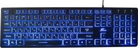 Клавіатури Клавиатуры ^/--/^ Проводная клавиатура Frime Moonfox с синей подсветкой USB ^_^^^ Провідна клавіатура Frime Moonfox з синім підсвічуванням USB - фото фото фото