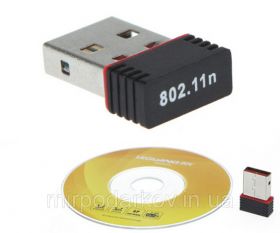 Інше Другое ^/--/^ Адаптер wi-fi  беспроводный 150 /--/ M USB 802.11 /--/ n LAN + диск драйвера ^_^^^ Адаптер wi-fi бездротовий 150 /--/ M USB 802.11 /--/ n LAN + диск драйвера - фото фото фото