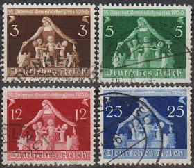 Третій Рейх (-) Третий Рейх (-) ^/--/^ 1936 - Рейх - Конгрес Mi.617-20  _3,0 € ^_^^^ 1936 - Рейх - Конгресс Mi.617-20 _3,0 € - фото фото фото