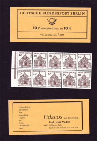 НДР, ФРН ГДР, ФРГ ^/--/^ Германия - Берлин . Буклет  1963 г MNH  - стандарт - архитектура - 2 /--/ а скана ^_^^^ Німеччина - Берлін. Буклет 1963 р MNH - стандарт - архітектура - 2 /--/ а скана - фото фото фото