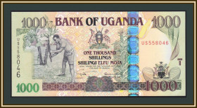 Уганда Уганда ^/--/^ Уганда 1000 шиллингов 2005 P-43  (43 /--/ a) UNC ^_^^^ Уганда 1000 шилінгів 2005 P-43 (43 /--/ a) UNC - фото фото фото