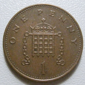 Єлизавета II (після ) Елизавета II (после ) ^/--/^ Велика Британія 1 пенні 1995 року 43112 ^_^^^ Великобритания 1 пенни 1995 года 43112 - фото фото фото