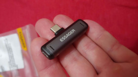Шлейфи, перехідники Шлейфы, переходники ^/--/^ Аудио Адаптер Essager Usb Type-c и 3.5 Audio Музыка и Зарядка  новый ^_^^^ Аудіо Адаптер Essager Usb Type-c і 3.5 Audio Музика і Зарядка новий - фото фото фото