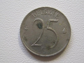 Бельгія Бельгия ^/--/^ Бельгия 25 сантимов 1965 года BELGIQUE 32924 ^_^^^ Бельгія 25 сантимів 1965 року BELGIQUE 32924 - фото фото фото