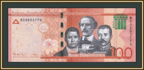 Карибський басейн Карибский бассейн ^/--/^ Доминиканская Республика  (Доминикана) 100 песо 2023 P-190  (190 /--/ i) UNC ^_^^^ Домініканська Республіка (Домінікана) 100 песо 2023 P-190 (190 /--/ i) UNC - фото фото фото