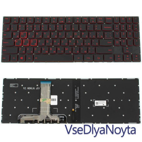 Клавіатури Клавиатуры ^/--/^ Клавиатура для ноутбука LENOVO (Legion: Y /--/ 540-15) rus, black, без фрейма, подсветка клавиш RED (ОРИГИ ^_^^^ Клавіатура для ноутбука LENOVO (Legion: Y /--/ 540-15) rus, black, без фрейму, підсвічування клавіш RED - фото фото фото