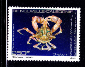 Фауна Фауна ^/--/^ Фауна . Новая Каледония / NC  1993  г  MNH  - краб ^_^^^ Нова Каледонія / NC 1993 р MNH - краб - фото фото фото