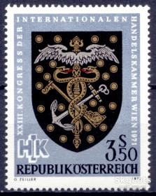 Австрія Австрия ^/--/^ Австрия 1971 геральдика герб Mi 1358 MNH ^_^^^ Австрія 1971 геральдика герб Mi 1358 MNH - фото фото фото