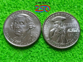 Обігові Обиходные ^/--/^ 2026 США 25 Центов квотер Война за Независимость / Revolutionary War     (P)      (D). UNC ^_^^^ 2026 США 25 Центів квотер Війна за Незалежність / Revolutionary War (P) (D). UNC - фото фото фото