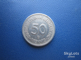 НДР, ФРН ГДР, ФРГ ^/--/^ Монета 50 пфенігів Німеччина ФРН 1980 D по фото ^_^^^ Монета 50 пфеннигов Германия ФРГ 1980 D по фото - фото фото фото