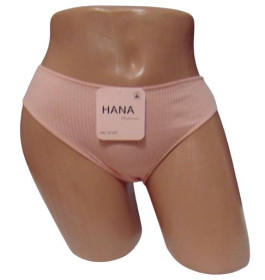 Труси Трусы ^/--/^ Трусы хлопок рубчик Hana 57247 S-M пудра ^_^^^ Труси бавовна рубчик Hana 57247 S-M пудра - фото фото фото