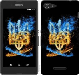 Чохли, бампера Чехлы, бампера ^/--/^ Чехол на Sony Xperia E /--/ 3 D /--/ 2202 Герб 1635 /--/ u-672 - фото фото фото