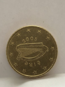 Ірландія Ирландия ^/--/^ 50 євроцентів 2005 року, Ірландія. ^_^^^ 50 евроцентов 2005 года, Ирландия. - фото фото фото