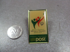 Спортивні Спортивные ^/--/^ знак 2003 special olympics world games специальные олимпийские летние игры дублин №2826 ^_^^^ 2003 special olympics world games спеціальні олімпійські літні ігри дублін No /--/ 2826 - фото фото фото