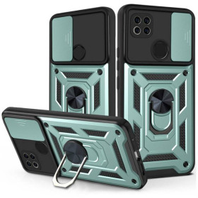 Чохли, бампера Чехлы, бампера ^/--/^ Чохол Fiji Camera Defence для Xiaomi Redmi 9 /--/ C бампер із захистом камери та підставкою Green ^_^^^ Чехол Fiji Camera Defence для Xiaomi Redmi 9 /--/ C бампер с защитой камеры и подставкой Green - фото фото фото
