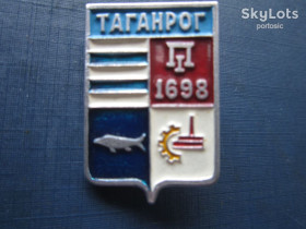 Геральдика Геральдика ^/--/^ Значок Таганрог рыбы герб ^_^^^ Значок Таганрог риби герб - фото фото фото