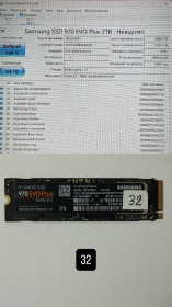 Твердотільні SSD-накопичувачі Твердотельные SSD-накопители ^/--/^ SSD Samsung M /--/ 2 2280 NVME 970 EVOPlus 2 /--/ Tb - фото фото фото