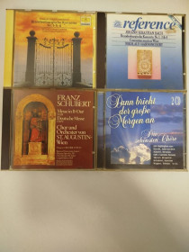 Музичні диски Музыкальные диски ^/--/^ Класична музика на CD  (4 диски) — Бах, Шуберт, хорові шедеври ^_^^^ Классическая музыка на CD (4 диска) — Бах, Шуберт, хоровые шедевры - фото фото фото