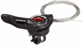 Перемикачі, манетки Переключатели, манетки ^/--/^ Монетка Shimano SL-TZ /--/ 500 права 6 шв. чорний (28122) ^_^^^ Монетка Shimano SL-TZ /--/ 500 права 6 шв. черный (28122) - фото фото фото