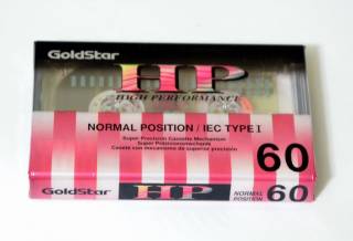 Касети Кассеты ^/--/^ Аудио кассета Goldstar HP 60 Корея 1993  запечатана ^_^^^ Аудіо касета Goldstar HP 60 Корея 1993 запечатана - фото фото фото