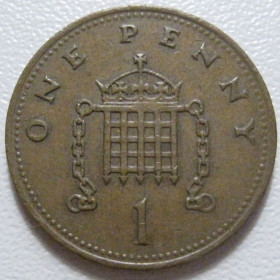Єлизавета II (після ) Елизавета II (после ) ^/--/^ Велика Британія 1 пенні 1989 року 43063 ^_^^^ Великобритания 1 пенни 1989 года 43063 - фото фото фото