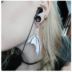 Сережки Серьги ^/--/^ серьги крылья летучей мыши панк рок ^_^^^ Сережки крила летючої миші панк рок - фото фото фото