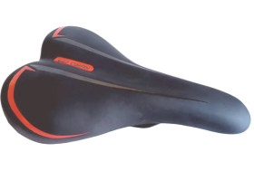 Сідла Седла ^/--/^ Сідло Veloman MTB чорне з червоним (1602-red) ^_^^^ Седло Veloman MTB черное с красным (1602-red) - фото фото фото