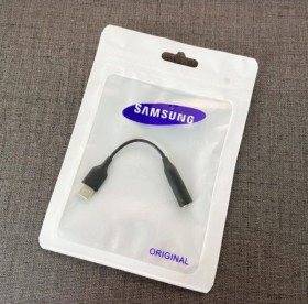 Шлейфи, перехідники Шлейфы, переходники ^/--/^ Samsung переходник для наушников type c - 3.5 black ^_^^^ Samsung перехідник для навушників type c - 3.5 black - фото фото фото