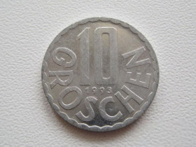 Австрія Австрия ^/--/^ Австрия 10 грошей 1993 года 19972 ^_^^^ Австрія 10 грошей 1993 19972 - фото фото фото