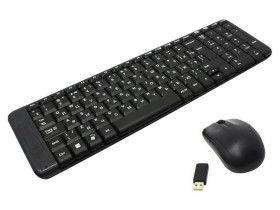 Комплекти Комплекты ^/--/^ Беспроводная клавиатура и мышка Logitech MK /--/ 220 RUS  (920-003169). Новая. Оригинал. ^_^^^ Бездротова клавіатура і мишка Logitech MK /--/ 220 RUS (920-003169). Нова. Оригінал. - фото фото фото