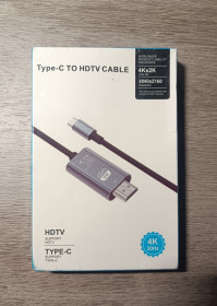 Шлейфи, перехідники Шлейфы, переходники ^/--/^ Кабель переходник USB Type C - HDMI                           (2 /--/ м) ^_^^^ Кабель перехідник USB Type C - HDMI (2 /--/ м) - фото фото фото