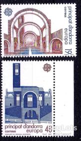 Малі Держави Європи Малые Государства Европы ^/--/^ Андорра  1987 г - MNH - архитектура ^_^^^ Андорра 1987 — MNH — архітектура - фото фото фото
