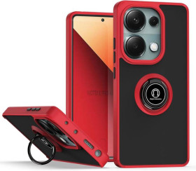 Чохли, бампера Чехлы, бампера ^/--/^ Чохол Fiji Colorframe для Xiaomi Redmi Note 14 /--/ S матовий бампер з кільцем підставкою Red ^_^^^ Чехол Fiji Colorframe для Xiaomi Redmi Note 14 /--/ S матовый бампер с кольцом подставкой Red - фото фото фото