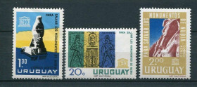 Мистецтво Искусство ^/--/^ Уругвай Uruguay Rescue of the Monuments of Nubia, Egypt MNH ^_^^^ Uruguay Rescue of the Monuments of Nubia, Egypt MNH - фото фото фото