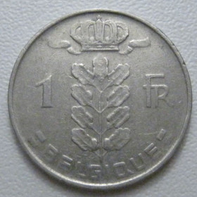 Бельгія Бельгия ^/--/^ Бельгія 1 франк 1966 року Belgique 42596 ^_^^^ Бельгия 1 франк 1966 года Belgique 42596 - фото фото фото