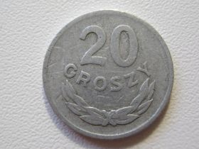 - року - года ^/--/^ Польша 20 грошей 1961 года 33679 ^_^^^ Польща 20 грошей 1961 року 33679 - фото фото фото