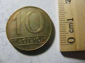 - року - года ^/--/^ 10 Злотих Злотых Польща Польша 1989 рік ^_^^^ 10 Злотых Злотых Польша Польша 1989 год - фото фото фото