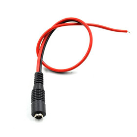 Адаптери Адаптеры ^/--/^ Гніздо питания разъем коннектор мама 0,95 /--/ м DC Led 5.5 / 2.1 для пайки с проводом ^_^^^ Гнездо питания разъем коннектор мама 0,95 /--/ м DC Led 5.5/2.1 для пайки с проводом - фото фото фото