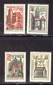 СРСР - СССР - ^/--/^ СССР  1973 г  MNH  - архитектура ^_^^^ СРСР 1973 MNH - архітектура - фото фото фото