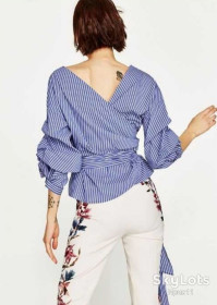 Блузки, сорочки Блузки, рубашки ^/--/^ Женская блуза в полоску zara ^_^^^ Жіноча блуза в смужку zara - фото фото фото
